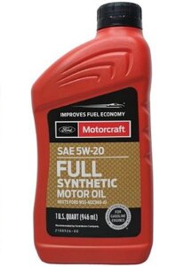 Моторне масло Ford Motorcraft Full Synthetic 5W-20 0,946л (XO5W20QFS)