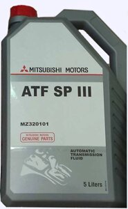 Трансмісійне масло mitsubishi ATF SP III 5л (MZ320101)