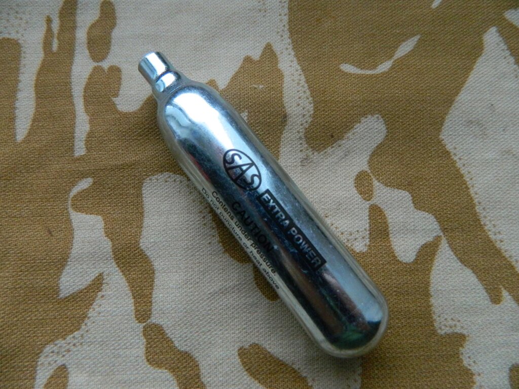 Балончик СО2 для пневматичної зброї "SAS" від компанії Магазин "Голіаф" - фото 1