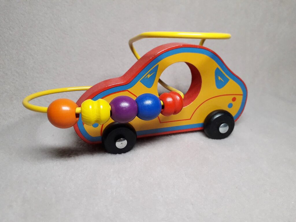 Деревянный лабиринт "Машинка" развивающая игрушка C801, головоломка ##от компании## Магазин  "Голиаф" - ##фото## 1