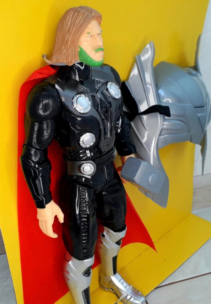 Іграшка Герой Marvel "Тор", + маска YJ422-MJ-2B 30см. ##от компании## Магазин "Голіаф" - ##фото## 1