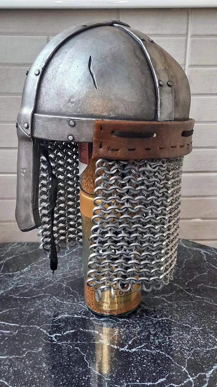 Косплей Cosplay Середньовічні Норманнский шолом, (назальний, норманка, або шолом з наносником) від компанії Магазин "Голіаф" - фото 1
