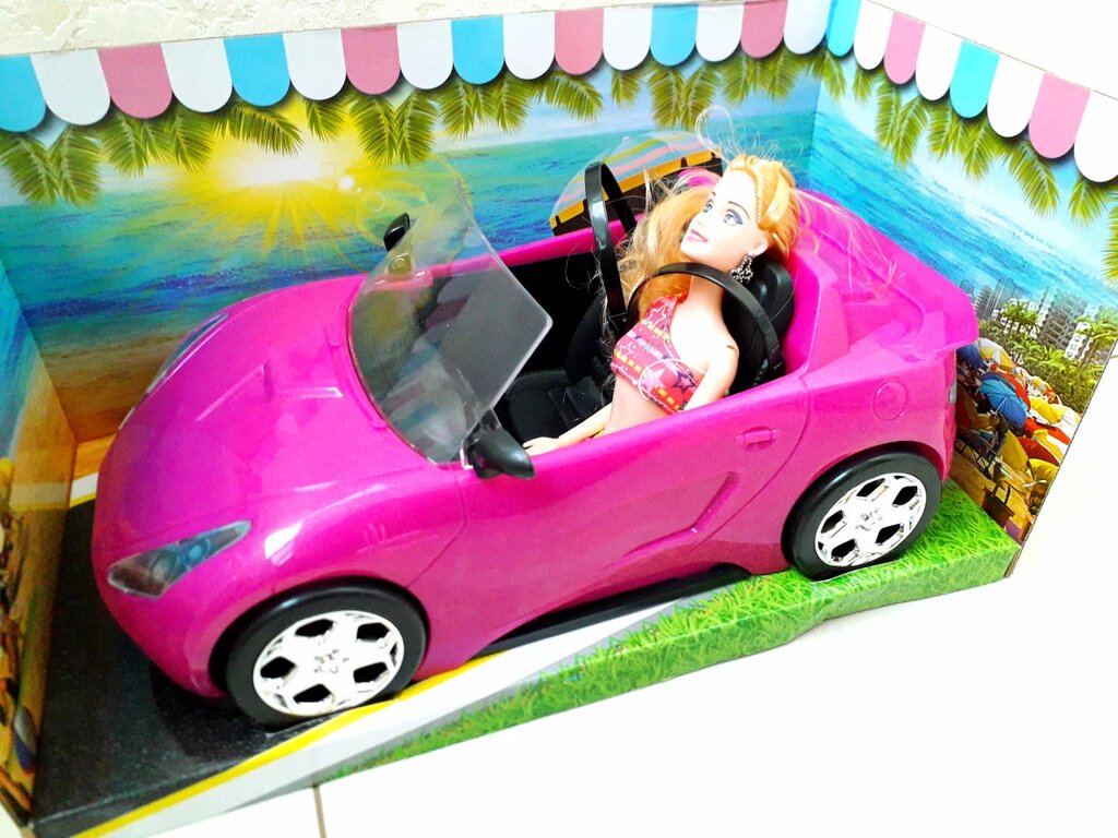 Кукла с машиной в коробке "fashion girl travel" 9010С Barbie ##от компании## Магазин  "Голиаф" - ##фото## 1