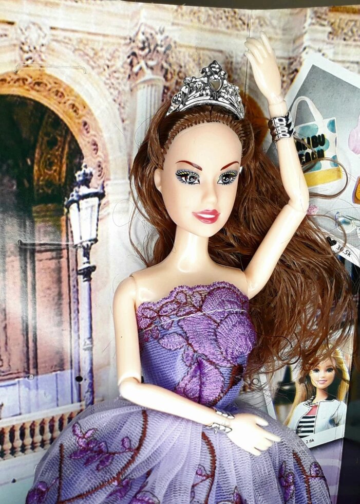 Лялька шарнірна колекційна "Фотомодель Beauty Girl" ZR-052 від компанії Магазин "Голіаф" - фото 1