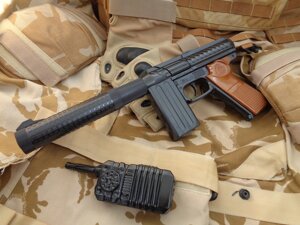 Пістолет спецназа на пістонах "Golden Gun" іграшка + подарунки