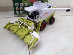 Іграшковий інерційний комбайн Claas для збирання кукурудзи