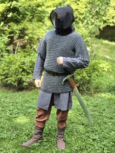 Косплей Кольчуга Середньовічна (пластикові кільця) Для косплею середньовічних воїнів