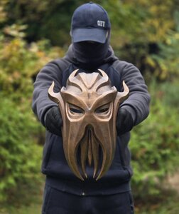 Косплей Маска Мірака (TES Skyrim): Шолом Першого Дракононародженого для косплея 3D-Друк