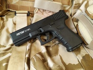 Пистолет сигнальный, стартовый (шумовой) Retay Glock 19C