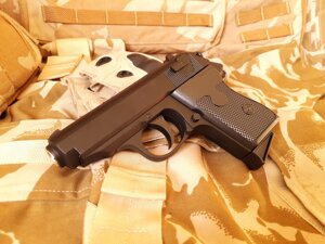Металевий іграшковий пістолет ZM 02 (Wather PPk) на пластикових кульках