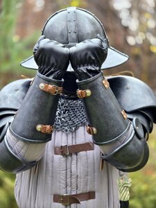 Косплей Cosplay Середньовічні Наручі Латні: EVA foam + Пластик, Для Косплею