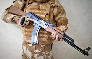 Автомат Калашникова АКМ (метал) на пластикових кульках Топова версія
