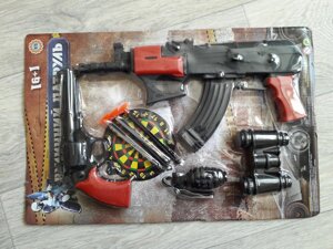 Дитячий військовий набір "Вузький Патруль" (Автомат із набором)