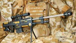 Іграшкова Гвинтівка Снайперська SRS99-AM з гри "Halo" на пластикових кульках