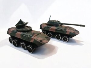 Комплект колісних танків MCV B1 Centauro: метал, обертова башта 1:64 Die-cast