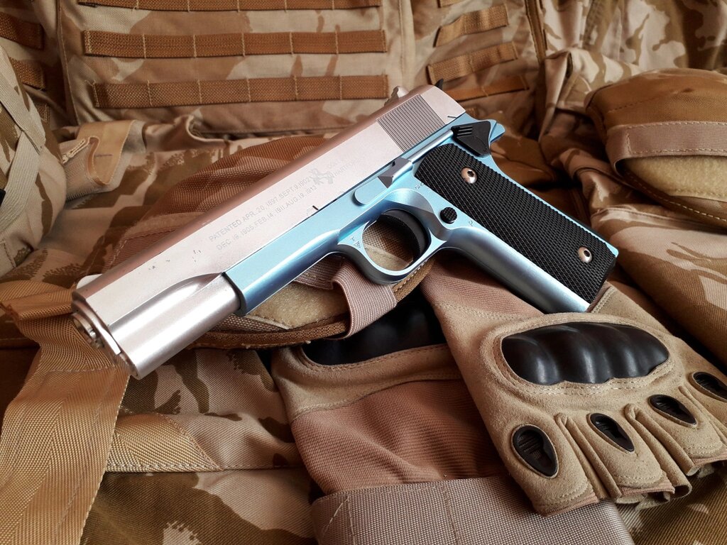 Пістолет Colt 1911 A1 на пластикових кульках 6мм. Tokyo Marui від компанії Магазин "Голіаф" - фото 1