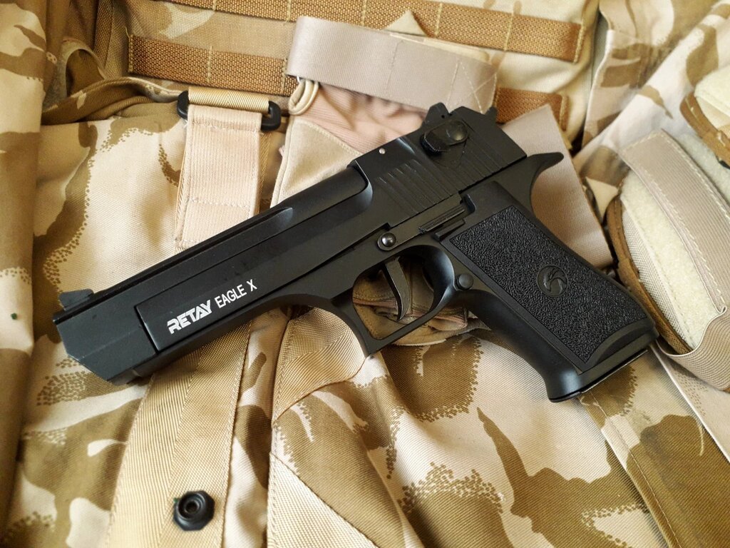 Пістолет сигнальний, стартовий (шумовий) Retay Eagle-X (Desert Eagle) від компанії Магазин "Голіаф" - фото 1