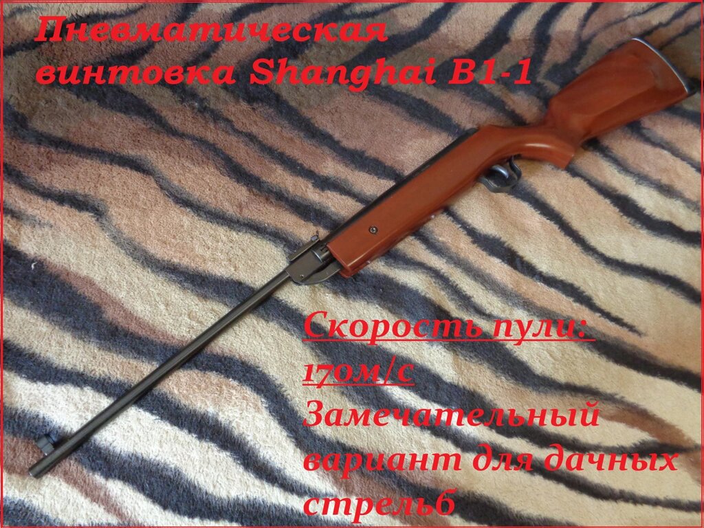 Пневматическая винтовка Shanghai B1-1 ##от компании## Магазин  "Голиаф" - ##фото## 1