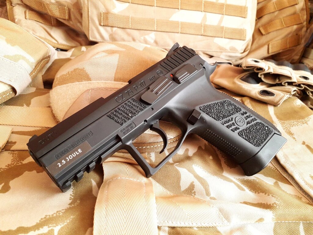 Пневматический пистолет ASG CZ 75 P-07 Duty Blowback ##от компании## Магазин  "Голиаф" - ##фото## 1