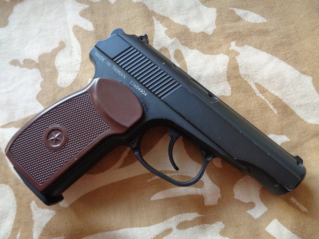 Пневматический пистолет Sas Макаров ( + стрельба холостым патроном) ##от компании## Магазин  "Голиаф" - ##фото## 1