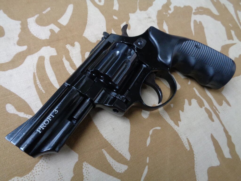 Револьвер флобера PROFI-3" (чёрный / пластик) ##от компании## Магазин "Голіаф" - ##фото## 1