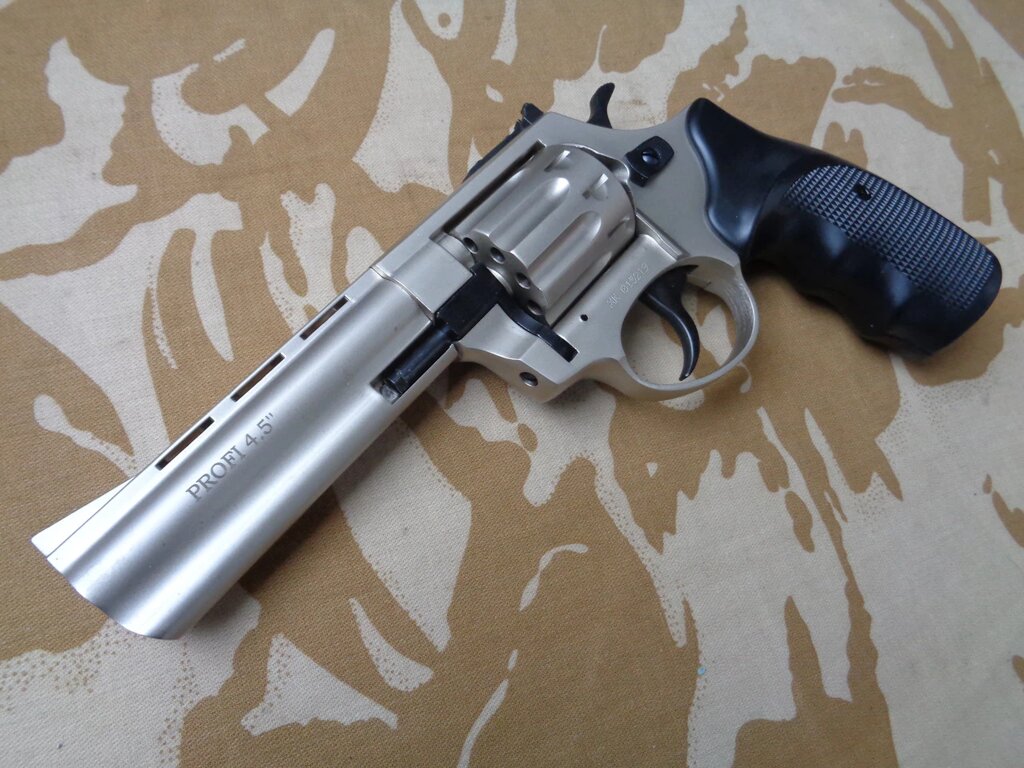 Револьвер флобера PROFI-4.5" (сатин / пластик) ##от компании## Магазин "Голіаф" - ##фото## 1