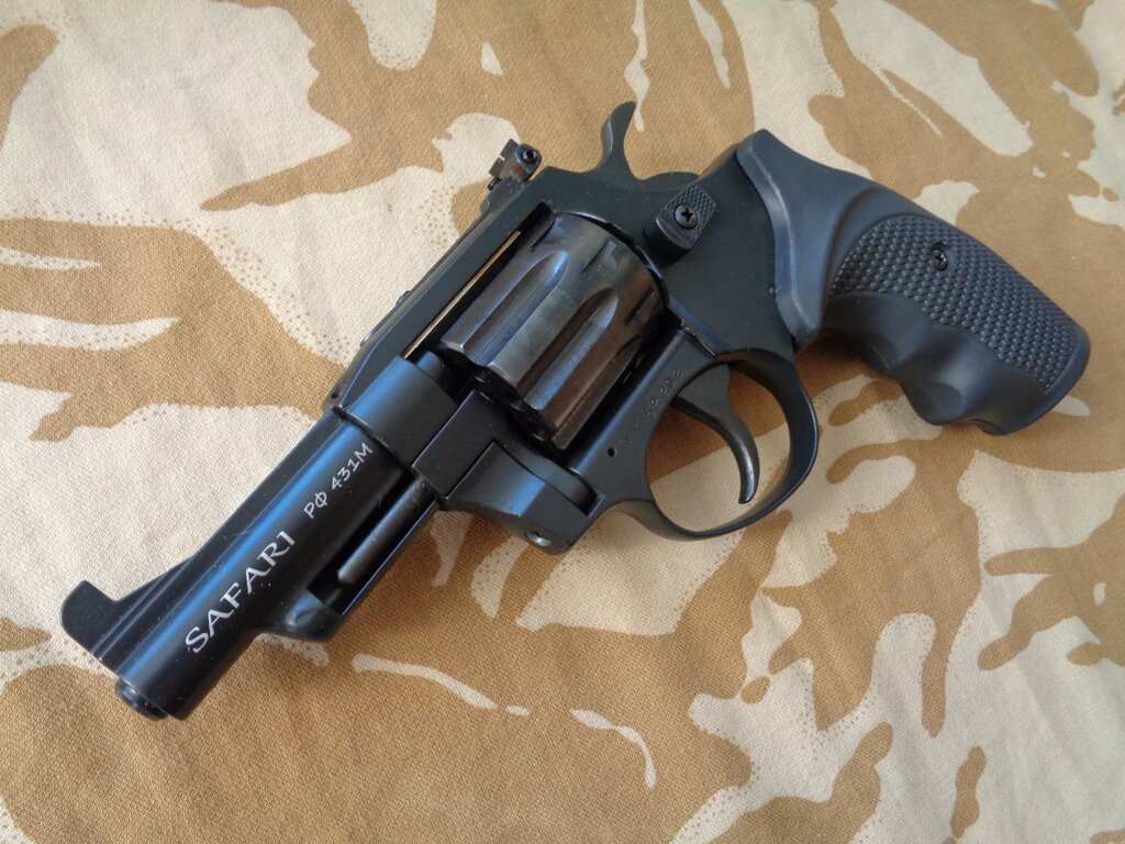 Револьвер Флобера Сафарі РФ 431М + Рукоять Пластик від компанії Магазин "Голіаф" - фото 1