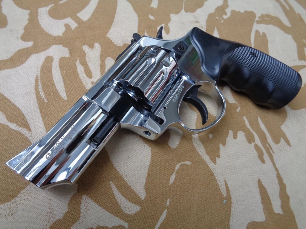 Револьвер під патрон Флобера Ekol Viper 3 "Хром Новорічна Акція від компанії Магазин "Голіаф" - фото 1