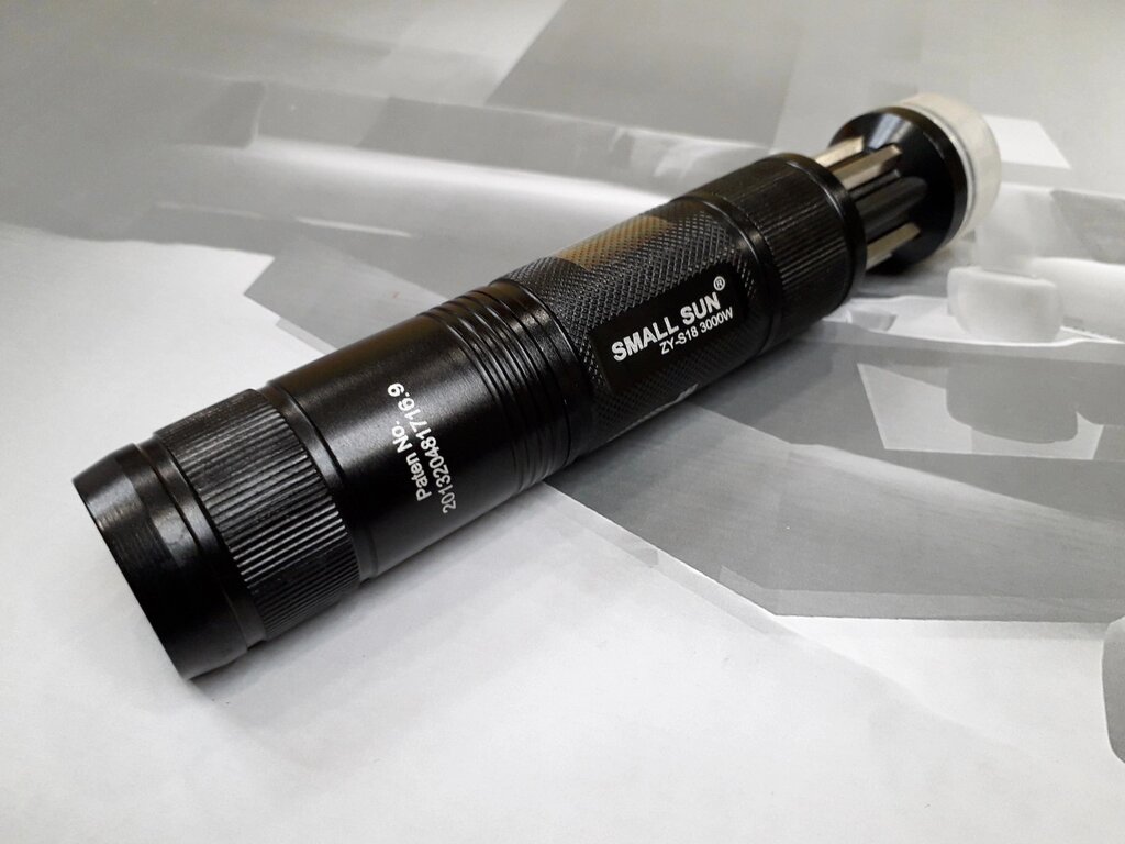Світлодіодний Led ліхтарик з лінзою ZY S18 ##от компании## Магазин "Голіаф" - ##фото## 1
