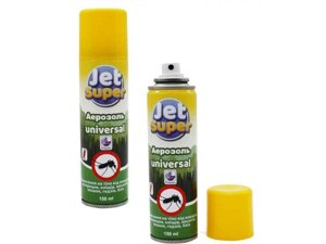 Аерозоль від комарів та кліщів 150мл Universal (захист 4год) ТМ JET SUPER