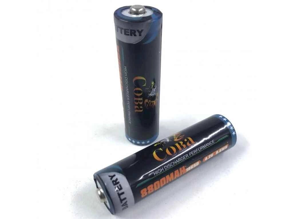 Акумулятор 18650 8800mAh 1шт Li-ion 4,2V Black ТМ X-BALOG від компанії Фортеця - фото 1