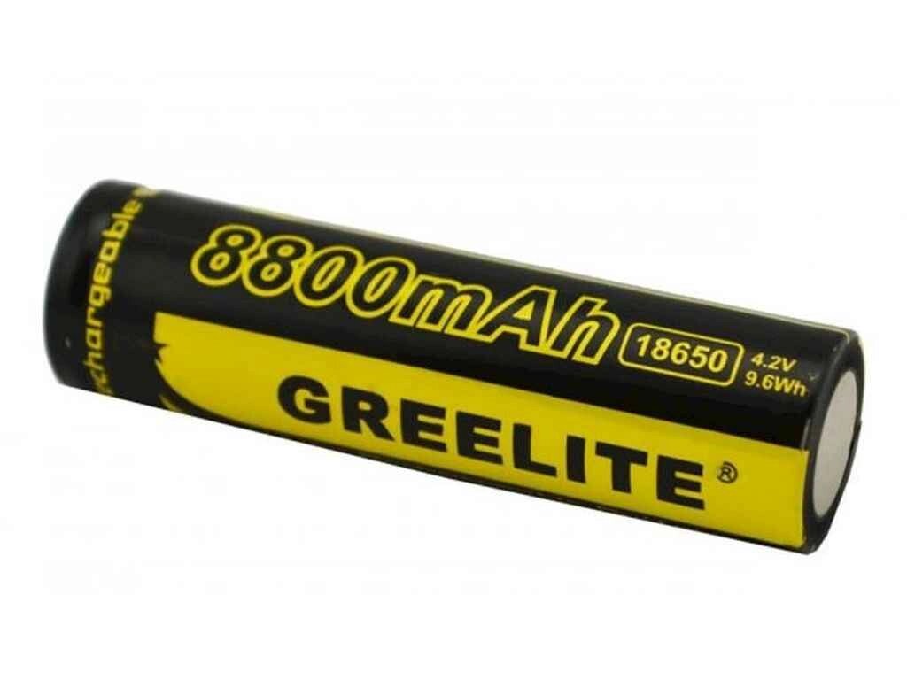 Акумулятор BATTERY 18650 Black чорна ТМ GREELITE від компанії Фортеця - фото 1