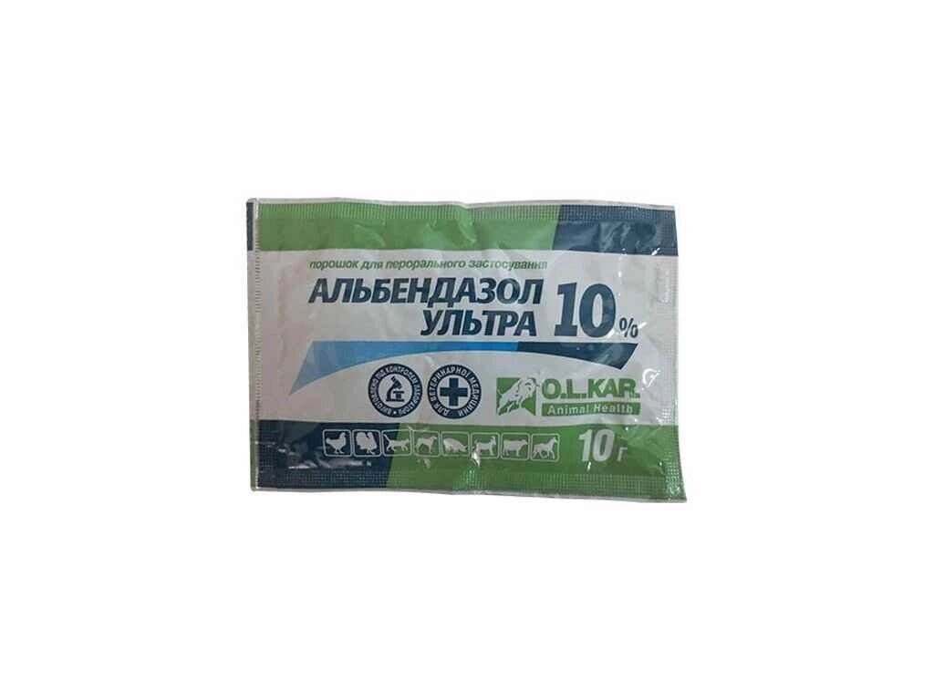 Альбендазол ультра - 10% порош. уп - 10г ТМ O. L.KAR від компанії Фортеця - фото 1