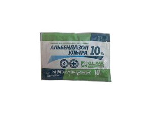 Альбендазол ультра - 10% порош. уп - 10г ТМ O. L. KAR