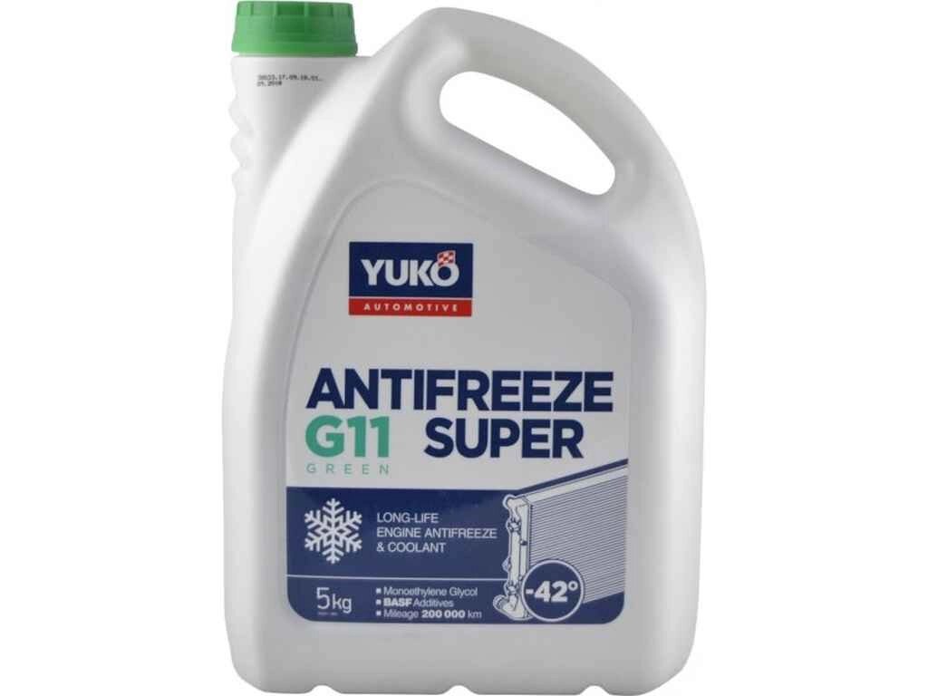 Антифриз ANTIFREEZE-40 (Super G11) зелений 5кг ТМ Yuko від компанії Фортеця - фото 1