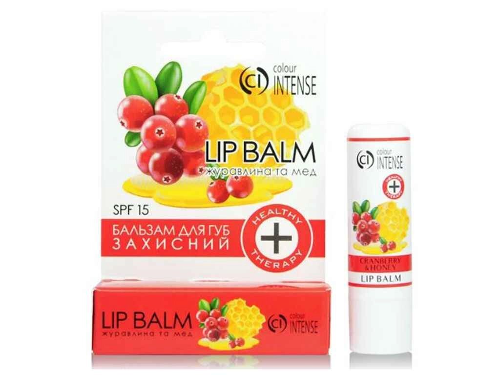 Бальзам д/губ захисний Журавлина і Мед LIP BALM Healthy Therapy 03 5g ТМ Colour від компанії Фортеця - фото 1