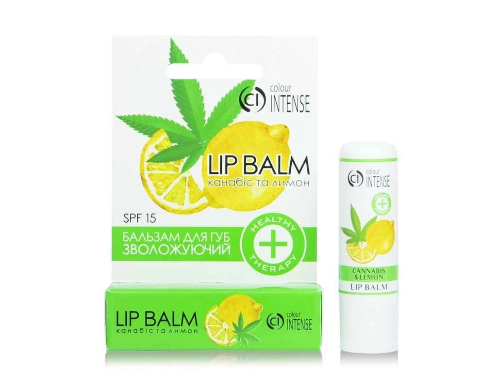 Бальзам д/губ зволожуючий Канабіс і Лимон LIP BALM Healthy Therapy 01 5g ТМ Col від компанії Фортеця - фото 1