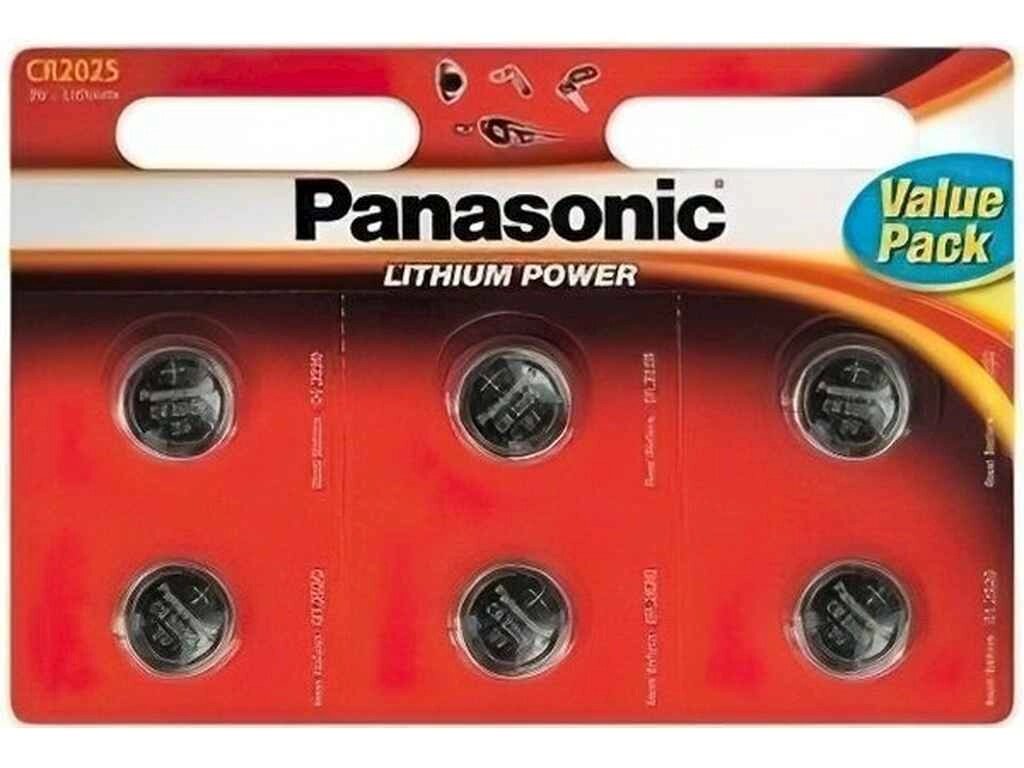 Батарейка літієва CR2025 Lithium 6шт (блістер) ТМ Panasonic від компанії Фортеця - фото 1