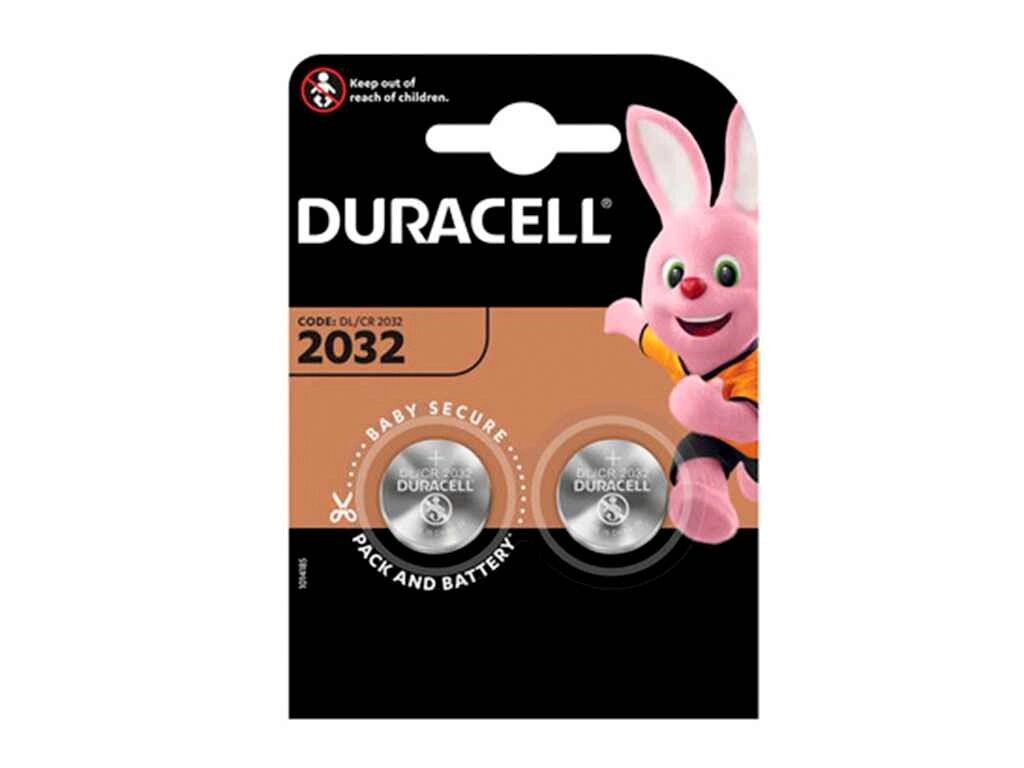 Батарейка літієва CR2032 2шт (блістер) ТМ Duracell від компанії Фортеця - фото 1