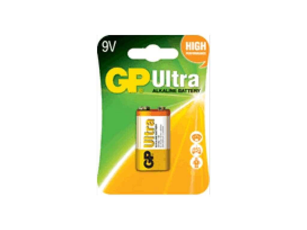 Батарейка лужна 6LF22 Ultra Alkaline 9.0V 1604AU-5UE1 1шт (блістер) ТМ GP від компанії Фортеця - фото 1