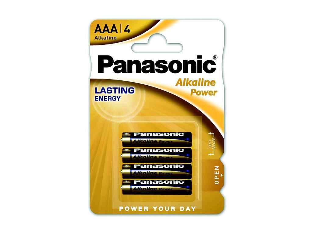 Батарейка лужна LR03/AAA Alkaline Power (Bronze) 4шт (блістер) ТМ Panasonic від компанії Фортеця - фото 1