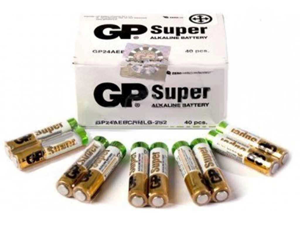 Батарейка лужна LR03/AAA Super alkaline 2шт (спайка) ТМ GP від компанії Фортеця - фото 1