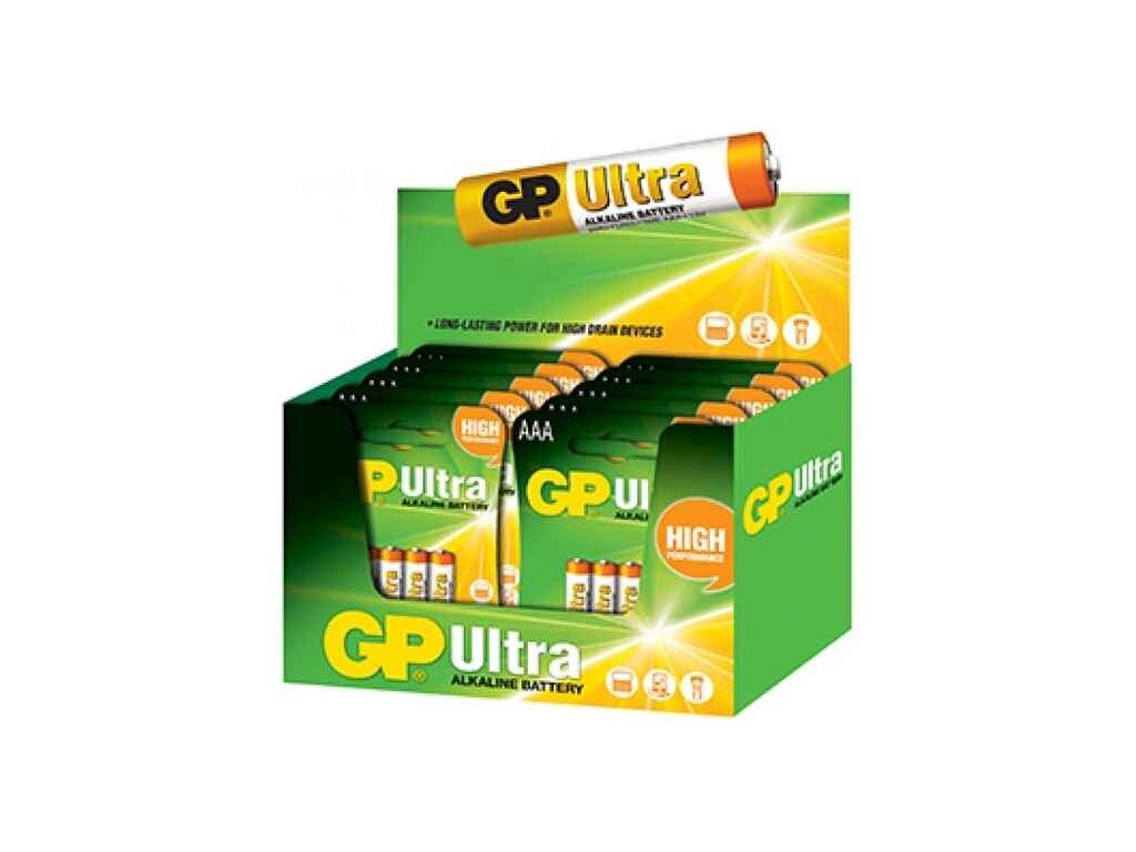 Батарейка лужна LR03/AAA Ultra Alkaline 1.5V 24AU-U4 4шт (блістер) ТМ GP від компанії Фортеця - фото 1