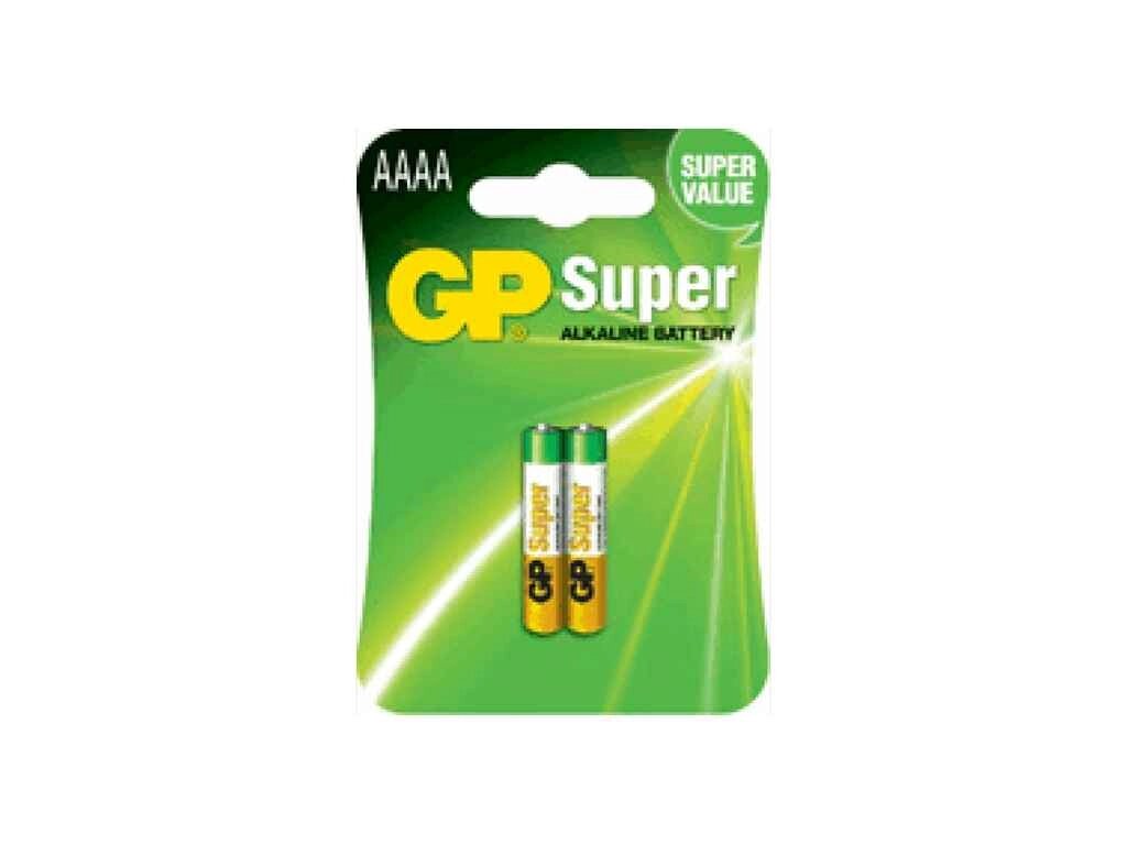 Батарейка лужна LR6/AA Super alkaline 1.5V 25A-U2 2шт (блістер) ТМ GP від компанії Фортеця - фото 1