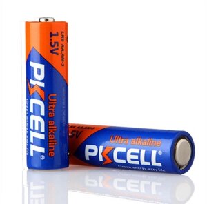 Лужна Батарейка PKCELL 1.5 V AA/LR6, 2 штуки на блістері ціна за блістер, Q12