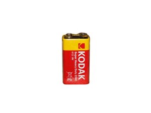 Батарейка сольова 6F22 крона 1шт (плівка) ТМ Kodak