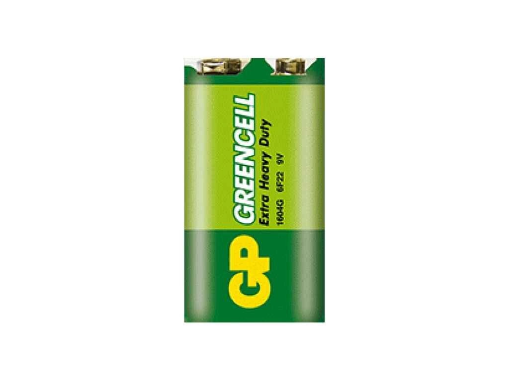 Батарейка сольова 6F22 Greencell 9.0V 1604GLF-S1 1шт (блістер) ТМ GREENCELL від компанії Фортеця - фото 1