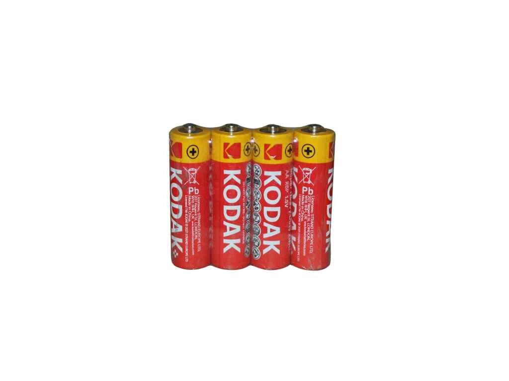 Батарейка сольова R6/AA 1200/60/4 1773 4шт (плівка) ТМ Kodak від компанії Фортеця - фото 1