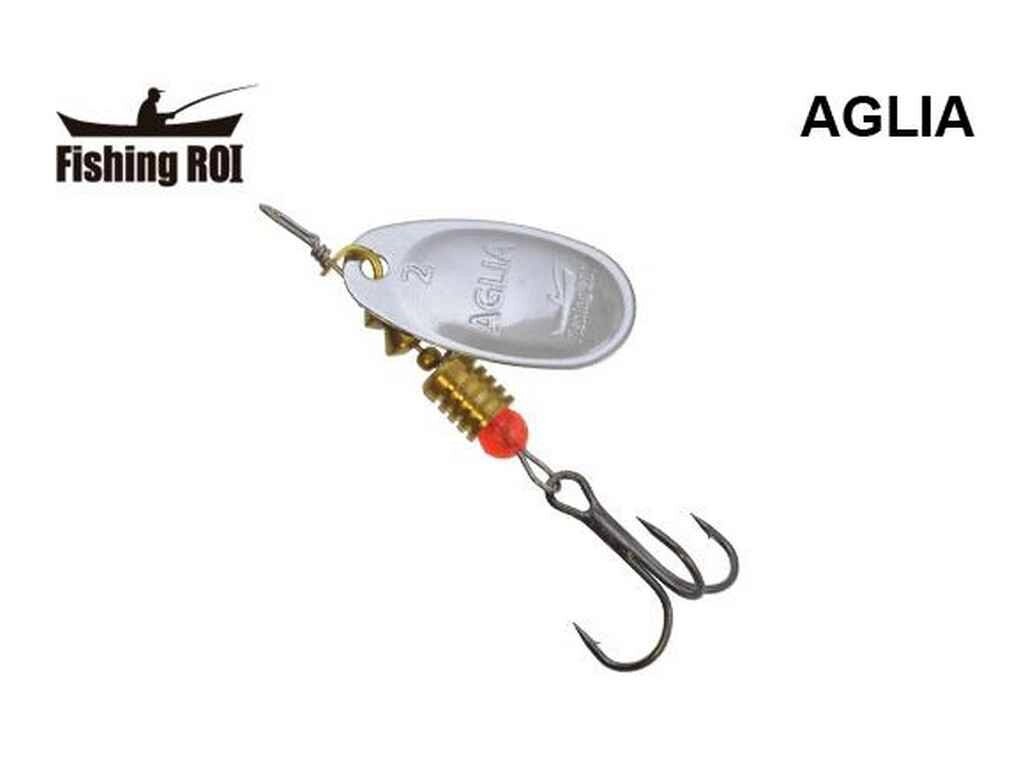 Блесна Aglia 6gr Silver SF0533-6-001 ТМ FISHING ROI від компанії Фортеця - фото 1