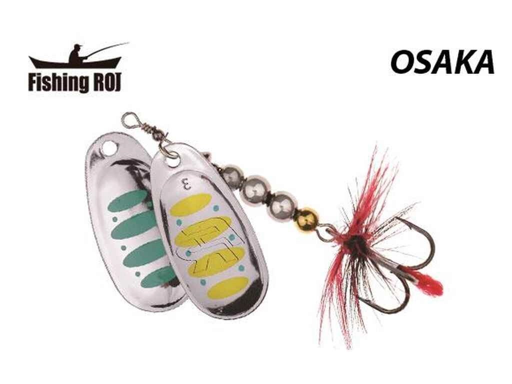 Блесна Osaka 3 7gr WGB 615-005-3-WGB ТМ FISHING ROI від компанії Фортеця - фото 1